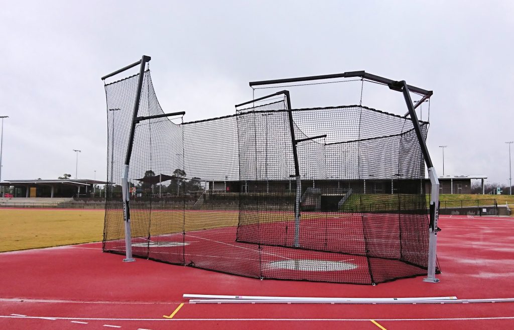 Hammer, Discus, Hammer cage, discus cage, athletics cage, athletics, shot put cage, athletics arena, throw cage, discus net, cage net, discus cage net, hammer net, discus circle, hammer circle, inground cage, playhard, play hard, play hard sports